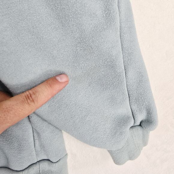 Ragdoll Los Angeles Sweatshirt Womens Medium Sage Green LA Embroidered - Picture 12 of 16